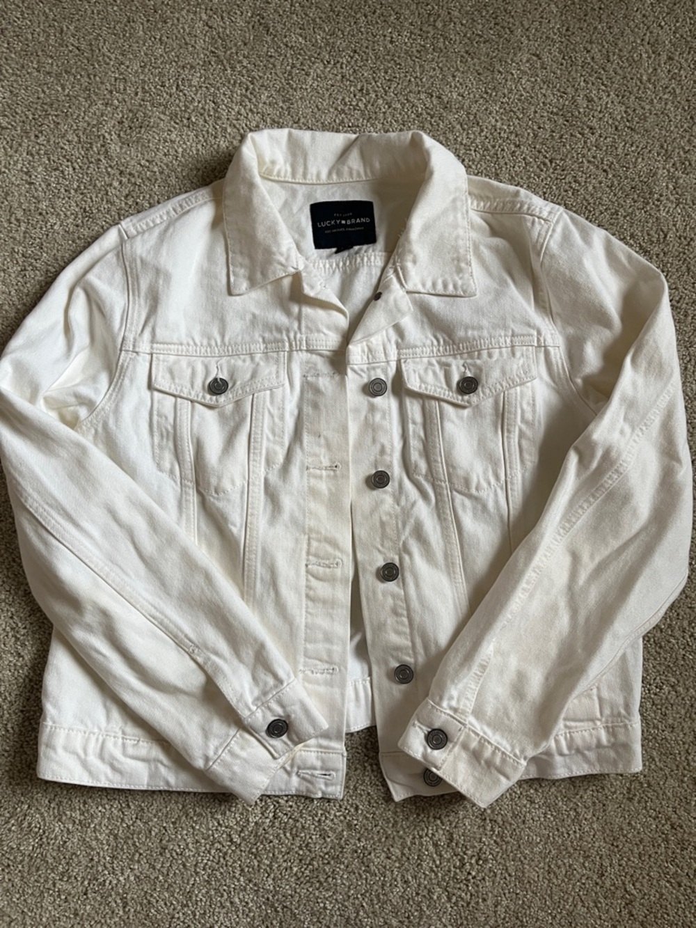 Lucky Brand | White Denim Jacket